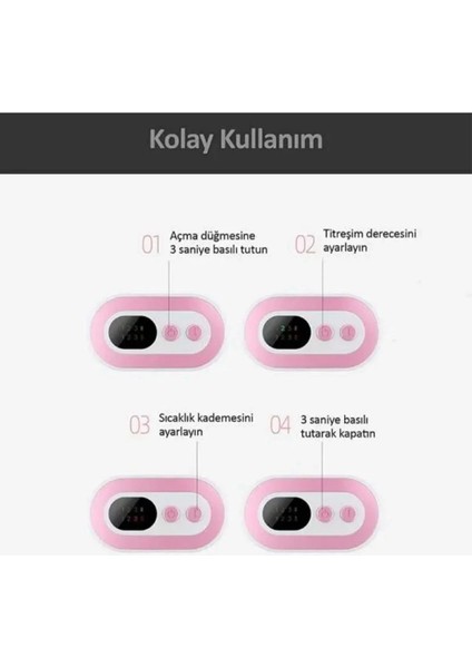 Premium Seri Taşınabilir Titreşimli Sıcak Tutan Regl Ağrıları Için Dijital Özel Gün Kemeri indirimleri