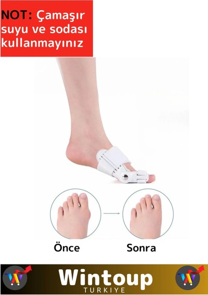 Özel Seri Yıkanabilir - Standart Size - Sağ Sol Ayak Uyumlu - Baş Parmak Ateli x 2 Adet