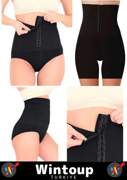 Premium Vücut Şekillendirici Toparlayıcı Kaymaz Yüksek Bel Ağraflı Siyah 2xl/3xl Slip Korse fiyatları