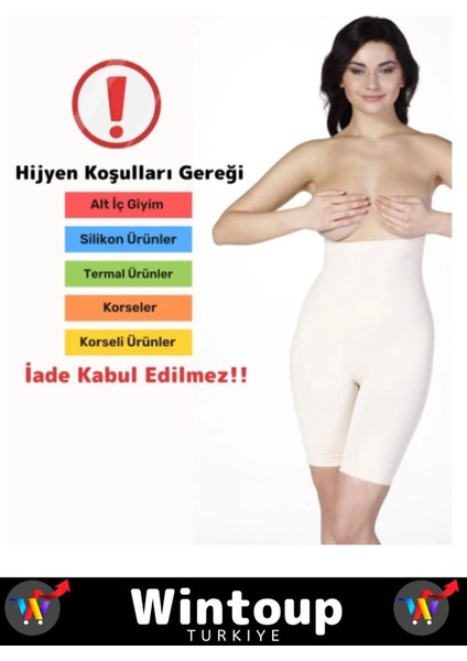 Premium Vücut Şekillendirici Toparlayıcı Kaymaz Yüksek Bel Ağraflı Siyah 2xl/3xl Slip Korse fırsatları