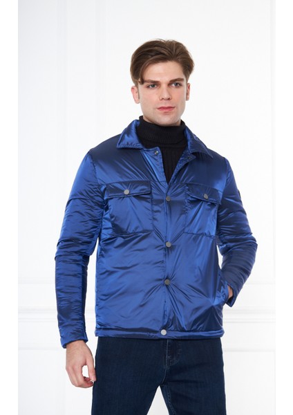 Brg Erkek Mavi Renk Mont Düğmeli BRG80156-0006