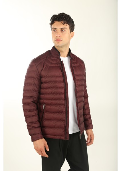 Brg Erkek Bordo Renk Elyaf Dolgulu Mont Rüzgar Geçirmez BRG80180-0004 modelleri