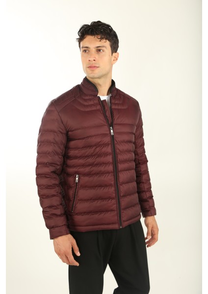 Brg Erkek Bordo Renk Elyaf Dolgulu Mont Rüzgar Geçirmez BRG80180-0004 indirimleri