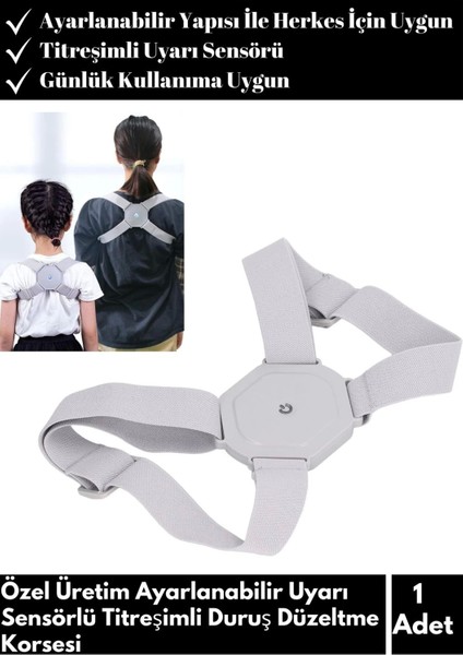 Yeni Tüm Yaşlar İçin Uygun - Uyarı Sensörlü - Titreşimli Duruş Korsesi fiyatları