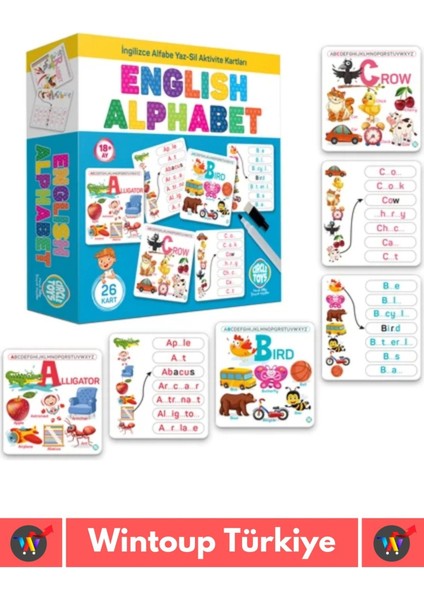 Premium Eğitici Zeka El Göz Koordinasyonu Geliştirici Matematik Ingilizce Alfabe Oyun Kartları modelleri