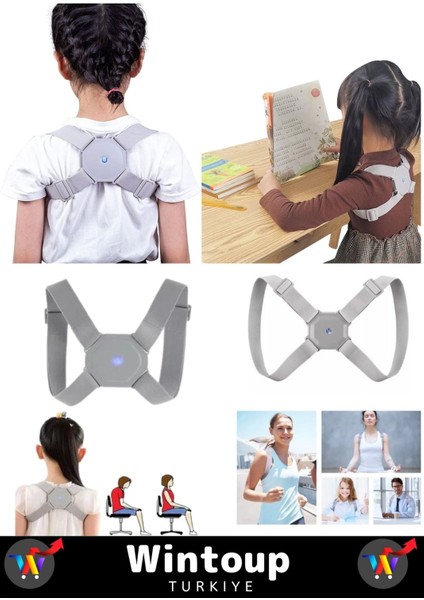 Yeni Tüm Yaşlar İçin Uygun - Uyarı Sensörlü - Titreşimli Duruş Korsesi modelleri