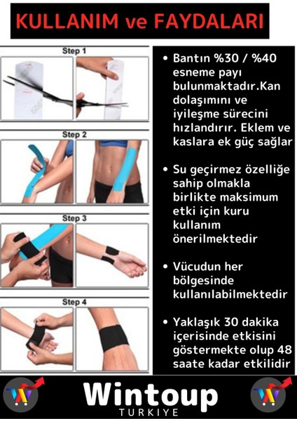 Özel Tasarım Büyük Boy Kas Bel Bacak Kol Boyun Sırt Omuz Karın Kalça Rehabilitasyon Bandı Siyah modelleri