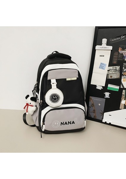 Kadın Retro Çok Bölmeli Büyük Kapasiteli Sırt Çantası (Yurt Dışından)