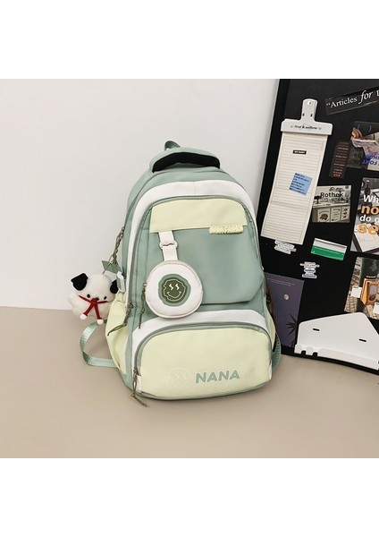 Kadın Retro Çok Bölmeli Büyük Kapasiteli Sırt Çantası (Yurt Dışından)