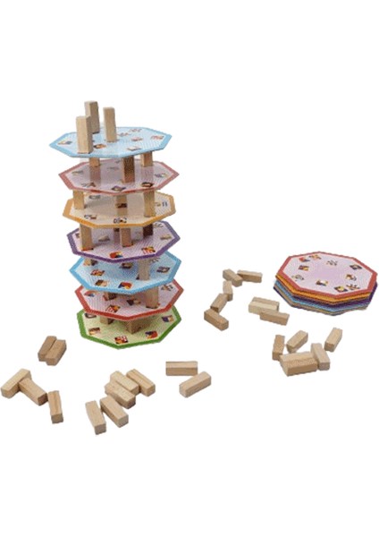 Balance Tower Zeka ve Akıl Oyunu 7+ Yaş 2 Oyuncu