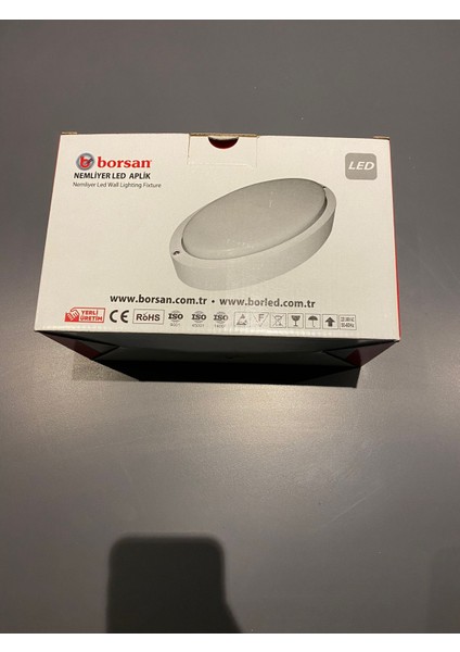 12W 3000K 750LM Nemliyer LED Aplik