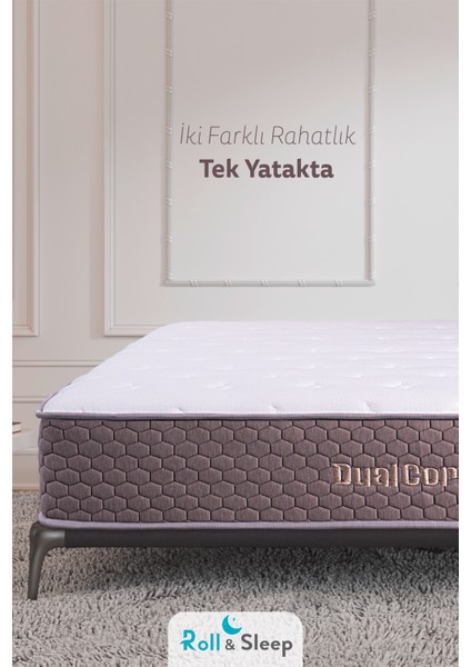 Roll & Sleep Dual Comfort Premium Torba Yay Sistemli Rol Pack Yatak