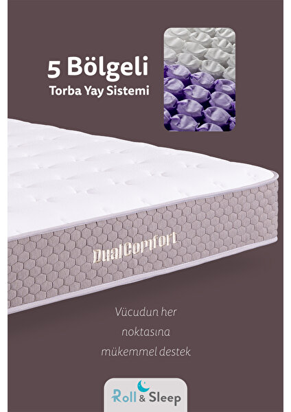 Roll & Sleep Dual Comfort Premium Torba Yay Sistemli Rol Pack Yatak