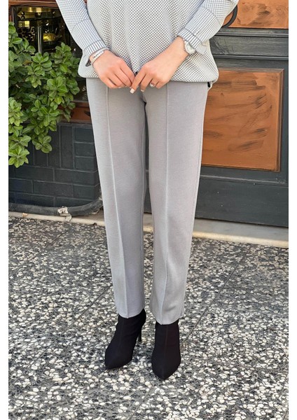 Dar Paça Triko Pantolon T25K-7000 Gri fiyatları