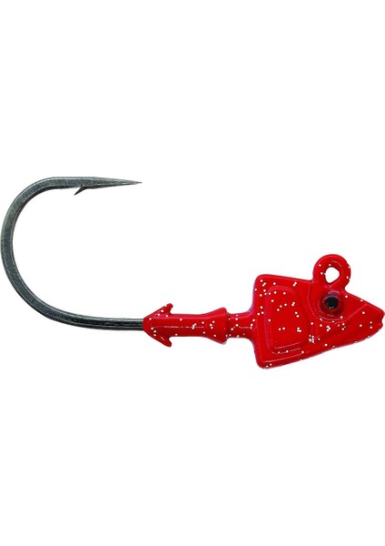 SD824 Shad Jig Head Red 3.5gr - 3lu - 1-0