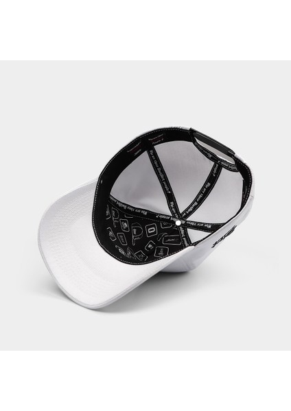 V1 Baseball Parmak - 1 Kod Logolu Unisex Beyaz Şapka