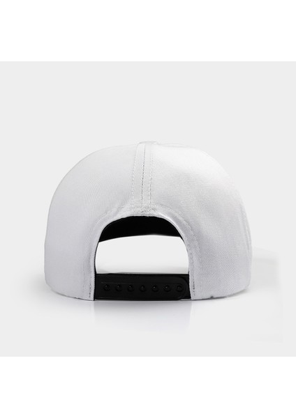V1 Baseball Parmak - 1 Kod Logolu Unisex Beyaz Şapka
