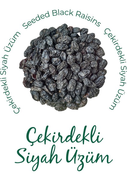 Çekirdekli Siyah Üzüm 150 gr