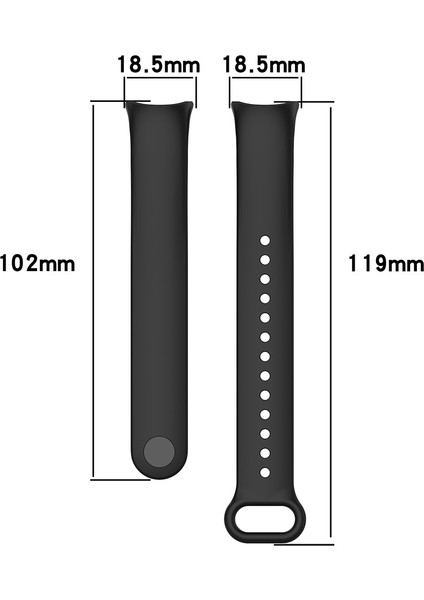 Xiaomi Mi Band 8 Serisi Klasik Yumuşak Silikon Kordon - Suya Dayanıklı, Kolay Açılıp Kapanan Ergonomik Strap Kayış