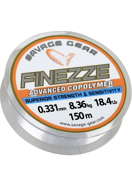 Savage Gear Finezze Mono 300 mt Clear Misina 0,148 mm