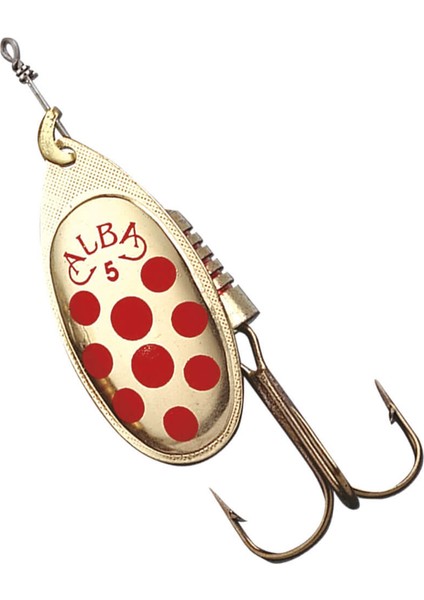 202 Döner Olta Kaşığı Sarı-Kırmızı No:1