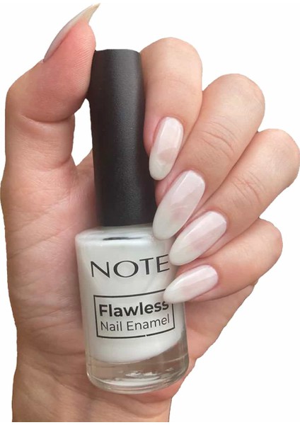 Note Cosmetics Nail Flawless Oje 21 Whisper White - Beyaz