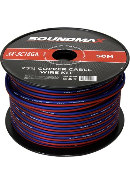 SX-SC16GA Hoparlör Kablosu Silikon 50 Metre