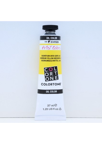 Artist Colors Artist Serisi Yağlı Boya 37 ml (Kadmiyum Orta Sarı)