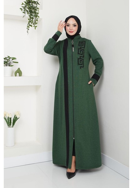 Kadın Giyim Moda Tesettür Ferace Kışlık 2319