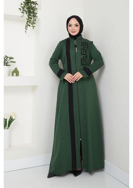 Kadın Giyim Moda Tesettür Ferace Kışlık 2319
