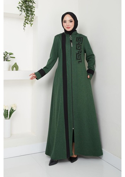 Kadın Giyim Moda Tesettür Ferace Kışlık 2319