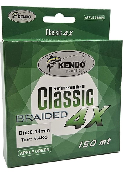 Classic 4x 150M Apple Green Örgü Ip 0.16MM