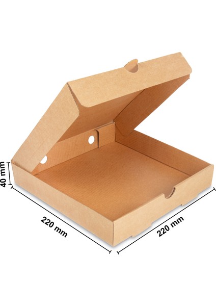 22 cm Pizza Kutusu 50 Adet