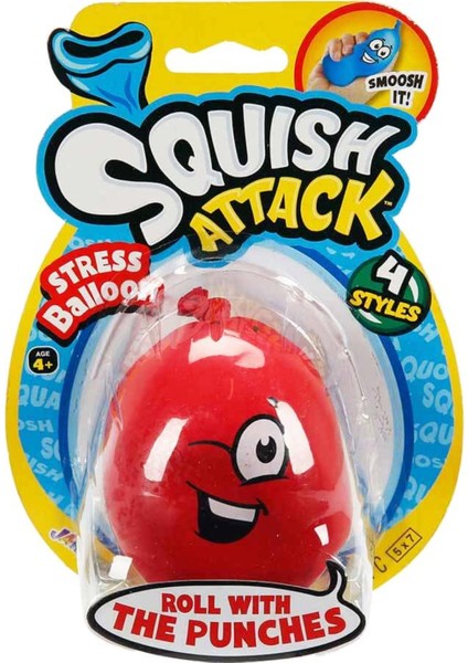 Squish Attack Stres Balonu Renkli ve Yumuşacık Stres Avcısı