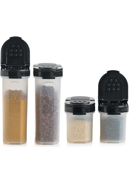 Oval Baharatlık 4'lü Küçük 100ML ve Büyük Set 250ML