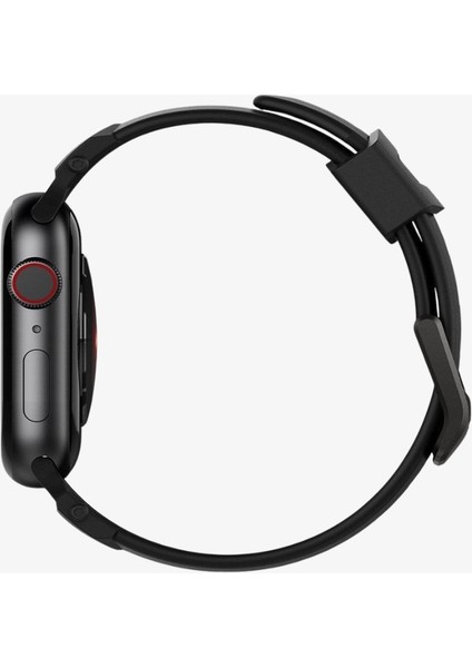 Apple Watch 49mm Ultra 2/1 - 46mm Seri 10 - 45mm Seri 9/8/7 - 44mm Seri SE2/SE/6/5/4 Kordon Kayış Rugged Band Matte Black - AMP02854