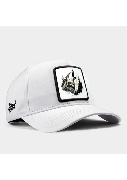 V1 Baseball Kurt - 6bs Kod Logolu Unisex Beyaz Şapka