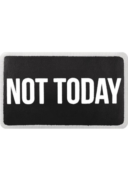 V2 Not Today - 2 Kod Logolu Unisex Siyah Bench (Patch)