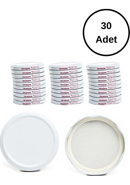 Konserve Kapağı Kavanoz Kapağı Şişe Kapağı 30 Adet