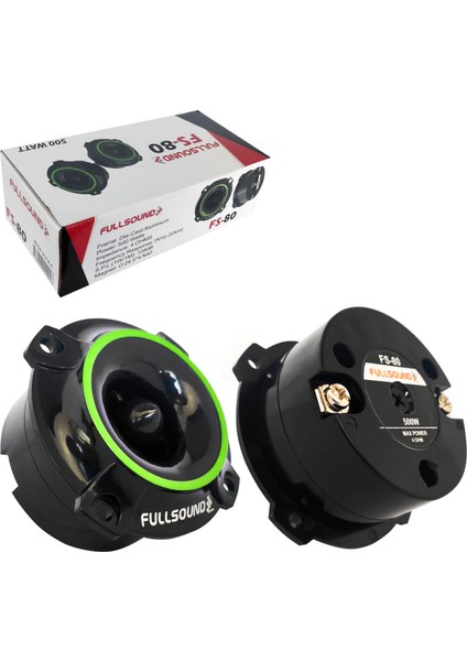 Fs-80 Tweeter 8cm 500 Watt 2 Adet