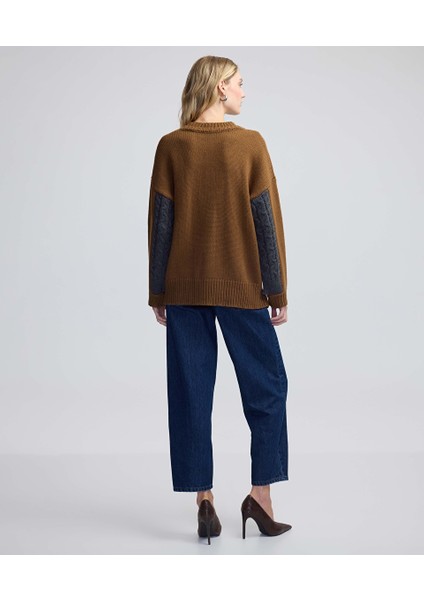 Colorblock Oversize Kazak Iw6240050186007