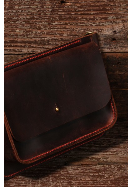 El Yapımı Dana Derisi Omuz Çantası Acı Kahve 20MX13CMX4CM SM-D-0012 fırsatları