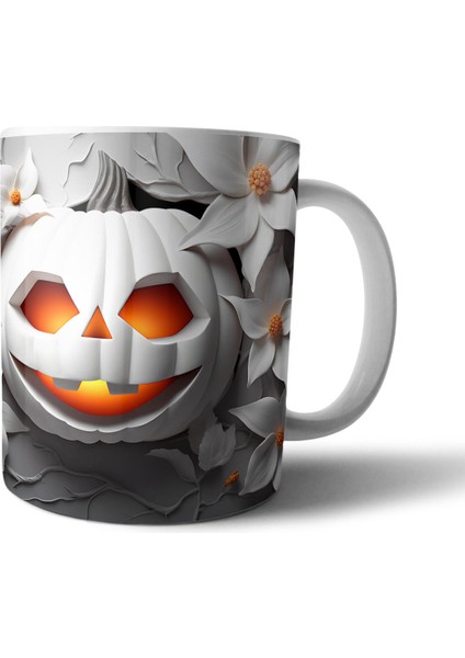 Halloween Cadılar Bayramı Pumpkin Kabak Kupa Bardak Model 5