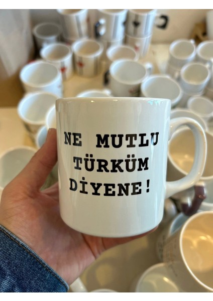 Atatürk Baskılı Kupa Bardak