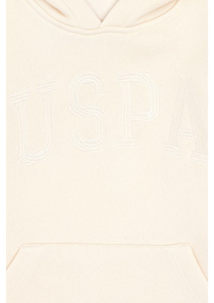 U.S. Polo Assn.  Kız Çocuk Krem Sweatshirt 50296388-VR071