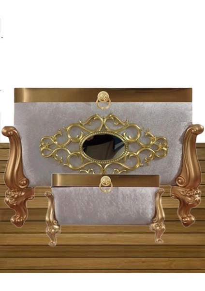 Sandık Nişan Bohça Damat Gelin Sandığı 2'li 0657 modelleri