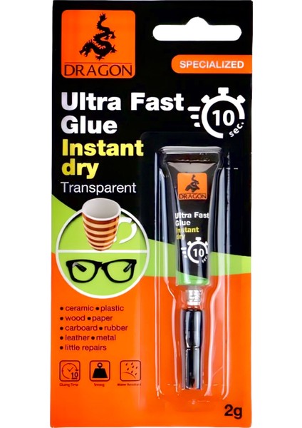 Dragon Ultra Fast Glue Instant Dry Yapıştırıcı 2 gr