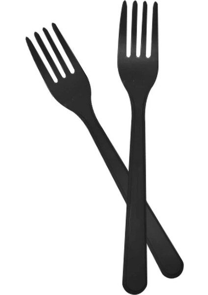 Plastik Lüx Siyah Çatal 4.000 Adet
