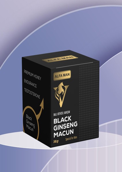 Alfa Man Black Ginseng Macun 240 gr VGA 100000 Geciktiren Sprey