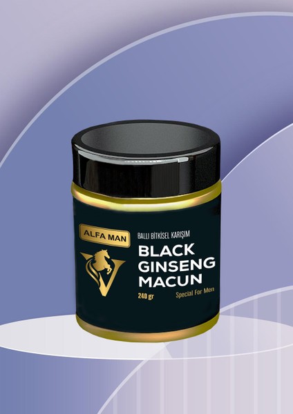 Alfa Man Black Ginseng Macun 240 gr VGA 100000 Geciktiren Sprey